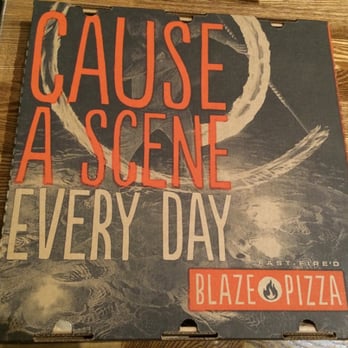Blaze Pizza - Their pizza box - Salad Near Me - Monrovia, California Blaze Pizza - Their pizza box - Salad Near Me - Monrovia, California