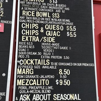 Team Taco - Menu - Tacos Near Me - Springfield, Missouri