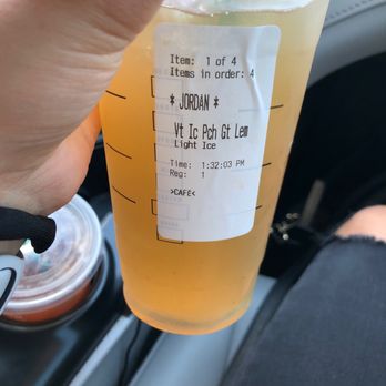 Starbucks - Peach green tea lemonade - Coffee & Tea Near Me - Santa Fe, New Mexico Starbucks - Peach green tea lemonade - Coffee & Tea Near Me - Santa Fe, New Mexico