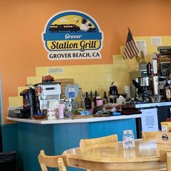 Grover Station Grill in Grover Beach, California  Inside and outside seating
