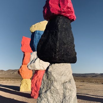 Seven Magic Mountains - Public Art Near Me - Las Vegas, Nevada