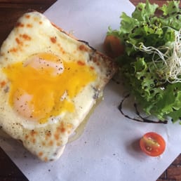 Shirred truffle eggs for brunch!