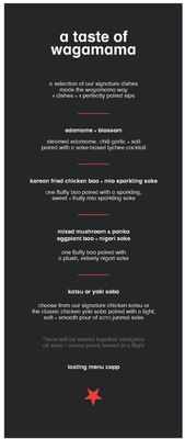 Menu photo 4 wagamama - midtown New York, NY