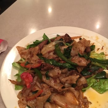 Thai Café - Drunken noodles Thai spicy - Thai Near Me - Springfield, Virginia