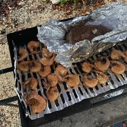 Generation Seafood - Camping on a budget, grouper on the grill.