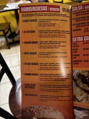 Menu photo 2 Cemitas Puebla Union City, NJ