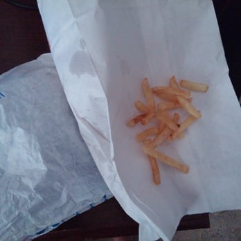 Bella Vista Grill - Whats left of my french fries, and my delicious burger - American Near Me - Redding, California