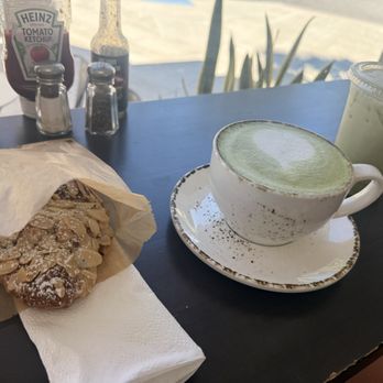 Miracle Bakery - Almond Croissant. Matcha Latte. - Bakeries Near Me - Burbank, California Miracle Bakery - Almond Croissant. Matcha Latte. - Bakeries Near Me - Burbank, California