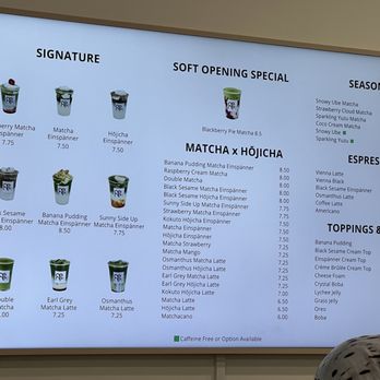 Ceré Tea - (Oct 2026) Menu - Coffee & Tea Near Me - Berkeley, California