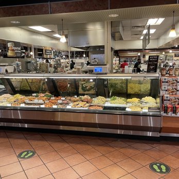 The Fresh Market - Cold bar area, with lots of delicious salads! The meatballs are delicious when warmed up in the microwave too! - Grocery Near Me - Savannah, Georgia
