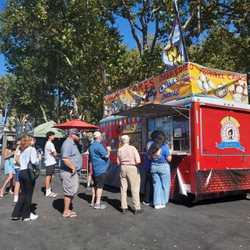 Dessert stand at Scottish Highland Games in Pleasanton