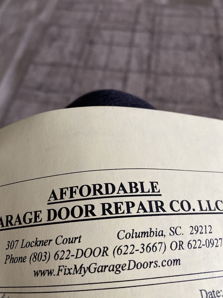 Affordable Garage Door Repair - Garage Door Contractor in Columbia, SC