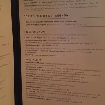 Stoney River - It's a menu ! The bread is hot a fresh a solid 100!!!!! - Steakhouses Near Me - Chesterfield, Missouri Stoney River - It's a menu ! The bread is hot a fresh a solid 100!!!!! - Steakhouses Near Me - Chesterfield, Missouri