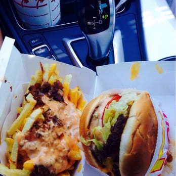 In-N-Out Burger - #2 grilled onions, and animal fries. - Burgers Near Me - Placentia, California In-N-Out Burger - #2 grilled onions, and animal fries. - Burgers Near Me - Placentia, California