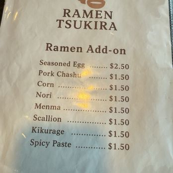 Tsukira Ramen - Ramen Near Me - Foster City, California Tsukira Ramen - Ramen Near Me - Foster City, California