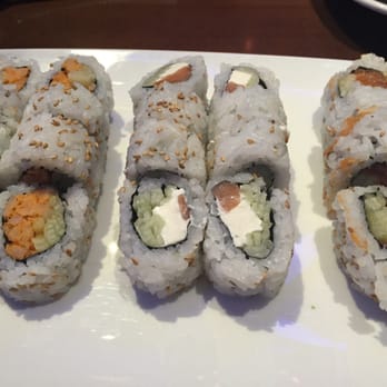 Kona Grill - El Paso - Spicy tuna roll, philly roll and fiery shrimp roll - Sushi Bars Near Me - Paso, Texas