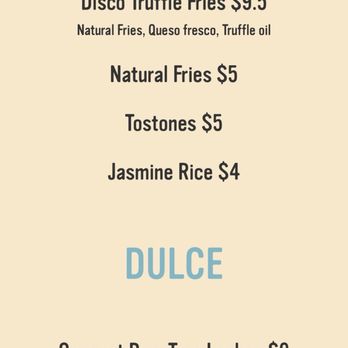Doce Provisions - Menu - New American Near Me - Miami, Florida
