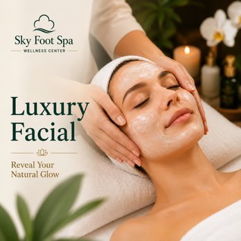 Sky Foot Spa - Relax and refresh your skin with our Luxury Facial, featuring deep cleansing, hydration, and a soothing facial massage for a healthy, natura - Massage Near Me - Germantown, Maryland Sky Foot Spa - Relax and refresh your skin with our Luxury Facial, featuring deep cleansing, hydration, and a soothing facial massage for a healthy, natura - Massage Near Me - Germantown, Maryland