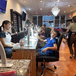 Angel Nails and Spa Fishhawk - This lady was SO kind to my kids and myself. An absolute gem.