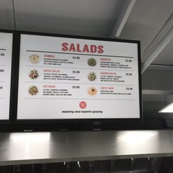 Joseph’s Shawarma - Salad menu