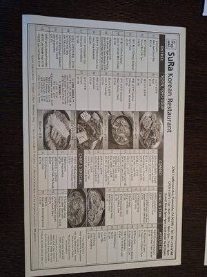Menu photo 1 Sura Korean Restaurant Temecula, CA