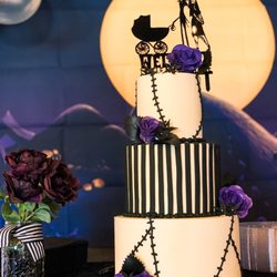 Iced and Dazzle - Baby shower cake