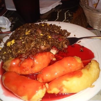 Hong Kong Restaurant - Sweet and sour chicken with pork fried rice. - Chinese Near Me - New Bedford, Massachusetts Hong Kong Restaurant - Sweet and sour chicken with pork fried rice. - Chinese Near Me - New Bedford, Massachusetts