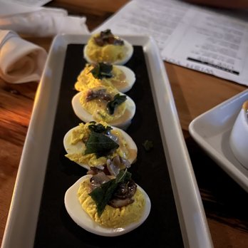 Whiskey Cake - Deviled Eggs- A bit cold but good! - New American Near Me - Tampa, Florida Whiskey Cake - Deviled Eggs- A bit cold but good! - New American Near Me - Tampa, Florida