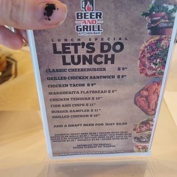 Beer and Grill - Lunch specials - Beer Bar Near Me - Katy, Texas