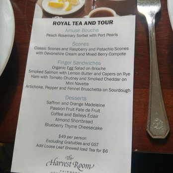 Harvest Room - The winter menu - Breakfast & Brunch Near Me - Edmonton, Alberta