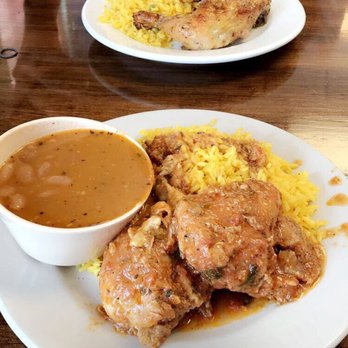 Tropical Cabana - Stewed chicken, yellow rice and red beans - Spanish Near Me - Orlando, Florida Tropical Cabana - Stewed chicken, yellow rice and red beans - Spanish Near Me - Orlando, Florida