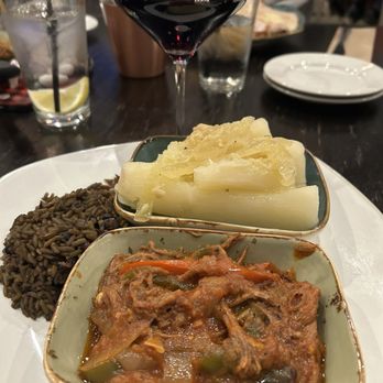 Mambo Grill & Tapas - Ropa vieja, moros, and yuca con mojo. - Tapas/Small Plates Near Me - Salisbury, North Carolina