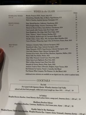 Menu photo 1 The Capital Grille Miami, FL