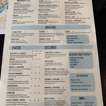 il Canale - Menu - Italian Near Me - Washington, DC, District of Columbia