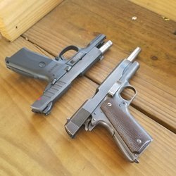 Bodcau Rifle Range - Ruger 9mm and Remington 1911 45 ACP....