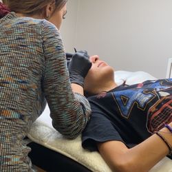 My daughter is getting her eyebrows done for the first time. They are looking fantastic!