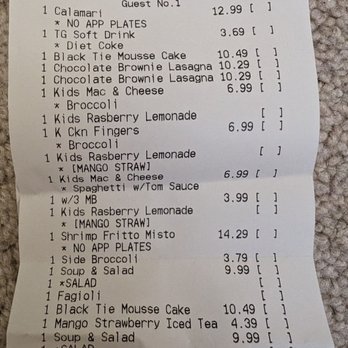 Olive Garden Italian Restaurant - 3 golf ball size dry meatballs $3.99! 1 cup frozen broccoli $3.79! Unbelievable! - Italian Near Me - Middletown, New York