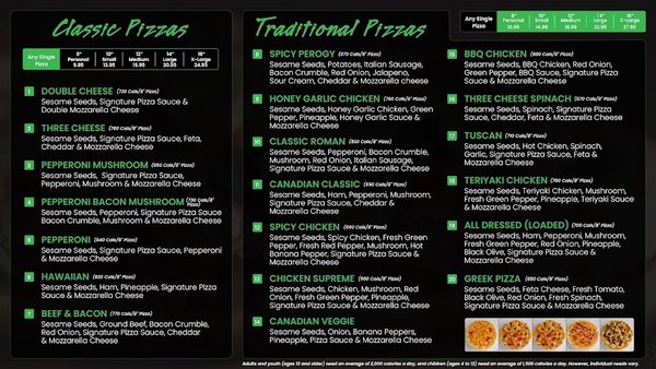 Menu photo 1 Red Swan Pizza North Bay, ON Menu photo 1 Red Swan Pizza North Bay, ON