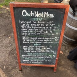 Night Shift Brewing Owl's Nest Allston - Menu