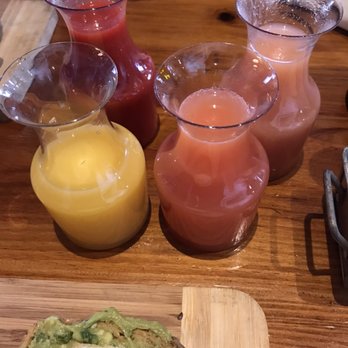 801 Restaurant & Bar - Juices for the DIY mimosas (Orange, Peach, Grapefruit, Strawberry) - Bars Near Me - Washington, DC, District of Columbia