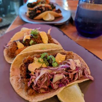 Bar Tabu - Que FC Taco (fried chicken taco) - Salad Near Me - Chicago, Illinois