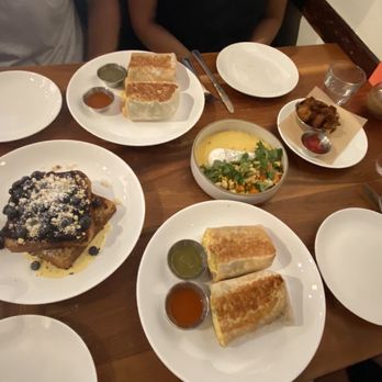 Lula Cafe - Classic Lula Breakfast Burrito,French toast, polenta - New American Near Me - Chicago, Illinois
