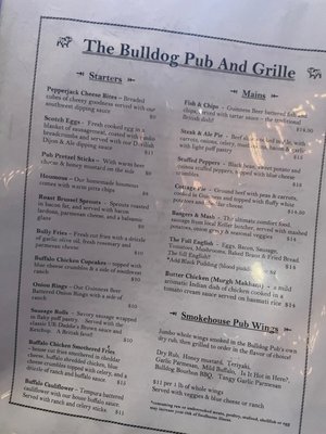 Menu photo 2 The Bulldog Pub & Grille LaGrange, OH Menu photo 2 The Bulldog Pub & Grille LaGrange, OH