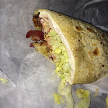 Los Limones Deli - Turkey Club Wrap on a herb roasted wrap $6.00 - Delis Near Me - Brooklyn, New York
