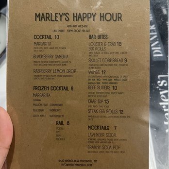 MARLEY’S BAR AND GRILL - Updated September 2025 - 292 Photos & 119 ...