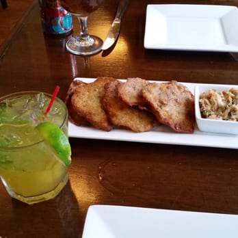 Azul - COD fritters with side of crab - Seafood Near Me - Culebra, Puerto Rico Azul - COD fritters with side of crab - Seafood Near Me - Culebra, Puerto Rico