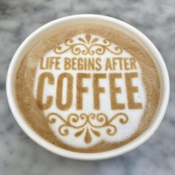 Café Georgetown - The printed latte. There are MANY prints to choose from. You can also have the print personalized. - Coffee & Tea Near Me - Washington, DC, District of Columbia