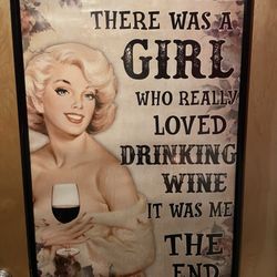 Wine Mountains - Fun sign in the restroom!