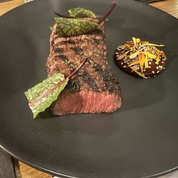 The Wolf's Tailor - Fifth Course - Grilled Bison Striploin with Ssamjang - New American Near Me - Denver, Colorado