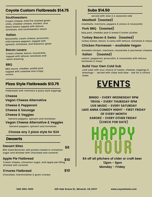 Menu photo 8 Prospect Drafthouse Mineral, VA Menu photo 8 Prospect Drafthouse Mineral, VA